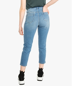 jeans femme cropped ajuste a taille normale gris8579301_3