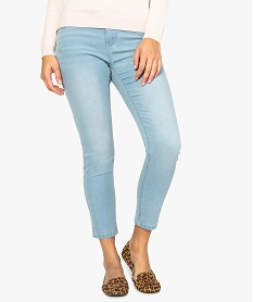 GEMO Jean femme skinny 78e en stretch blanc chine