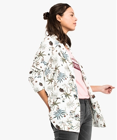 GEMO Veste femme à motifs fleuris Imprimé