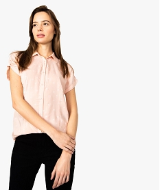 GEMO Chemise femme imprimée à manches courtes Imprimé