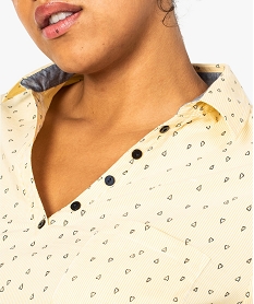 blouse femme en stretch a motifs imprime8599801_2