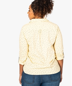 blouse femme en stretch a motifs imprime chemisiers et blouses8599801_3