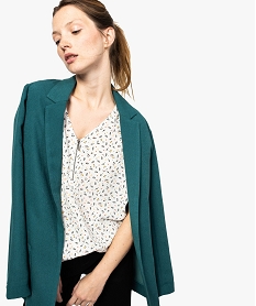 GEMO Top fluide manches courtes à motifs Imprimé