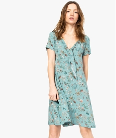 CHEMISE DORE ROBE AOP/AOP