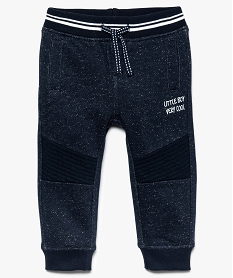 pantalon de jogging bebe avec empiecements aux genoux bleu8650801_1