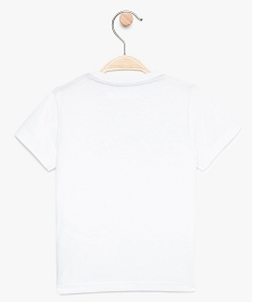 tee-shirt bebe garcon imprime poitrine – lulu castagnette blanc8656601_2