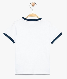 tee-shirt bebe garcon avec motif dauphin sur lavant blanc8657801_2