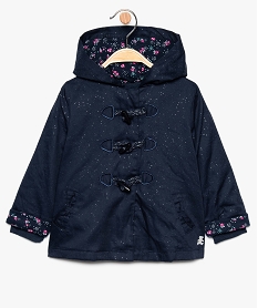 manteau bebe fille 3-en-1 a paillettes lulu castagnette bleu8669501_1