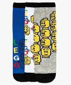 chaussettes a motifs garcon (lot de 3) - lego gris chaussettes8689101_1