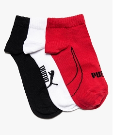 chaussettes garcon tige courte (lot de 3) - puma rouge8690501_1