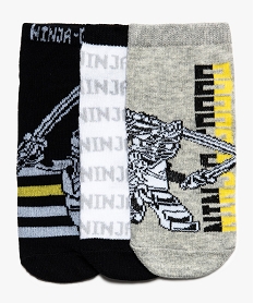 chaussettes ultra-courtes garcon ninjago (lot de 3) - lego gris8690701_1
