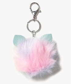 GEMO Porte-clés multicolore avec oreilles pailletées Multicolore