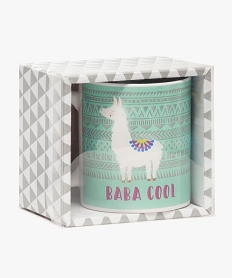 GEMO Mug imprimé aztèque et lamas Multicolore