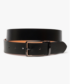 ceinture homme avec large boucle metallique noir8710701_1