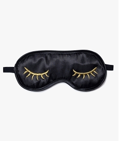 GEMO Masque de sommeil pour femme avec motifs pailletés Multicolore