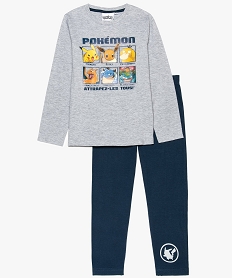 GEMO Pyjama garçon imprimé - POKEMON Gris