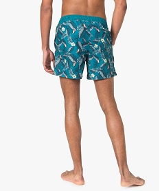 maillot de bain  homme forme short a motif tropical imprime maillots de bain8754201_3