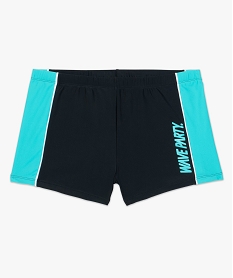 GEMO Maillot de bain homme bicolore noir standard