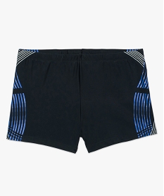 GEMO Maillot de bain homme avec bandes colorées sur les côtés Noir