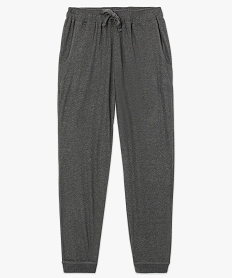 pantalon de pyjama homme en jersey a taille elastique gris8755101_4