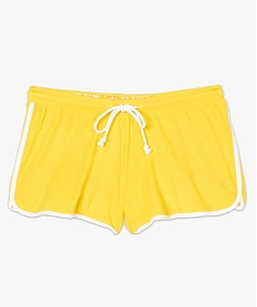 short femme homewear a lien coulissant jaune8756801_4