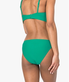 bas de maillot de bain femme forme slip a anneaux vert bas de maillots de bain8764901_2