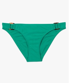bas de maillot de bain femme forme slip a anneaux vert bas de maillots de bain8764901_4