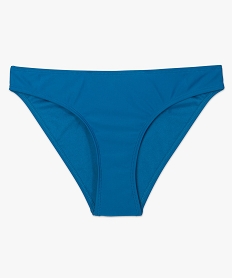 bas de maillot de bain femme uni forme slip bleu8765101_4