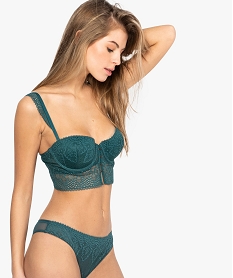 soutien-gorge balconnet avec crochets sur lavant vert8783401_1