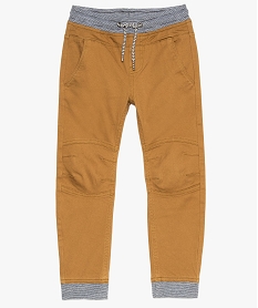 pantalon garcon avec finitions jogging chinees beige8794201_1