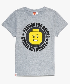 GEMO Tee-shirt garçon avec large motif - Lego Gris