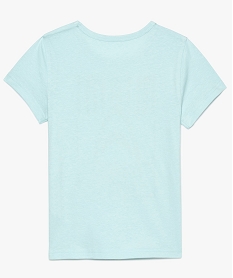 tee-shirt garcon a manches courtes imprime bleu8805601_2