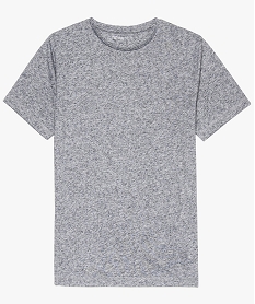 tee-shirt garcon uni a manches courtes gris8816701_1