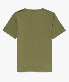 tee-shirt garcon manches courtes style streetwear vert8818001_2