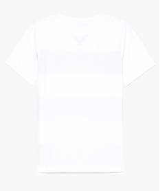 tee-shirt garcon a larges rayures en coton bio imprime8818801_2