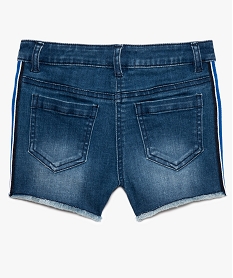 short fille en jean avec bandes rayees sur les cotes gris shorts8823701_3