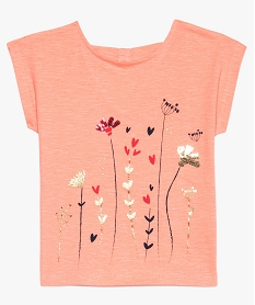 TEE-SHIRT PETALE TEE-SHIRT ROSE