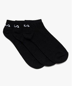 GEMO Chaussettes ultra courtes pour homme (lot de 3) - Fila noir standard