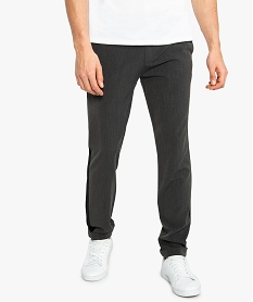 pantalon homme avec bandes laterales gris8867601_1