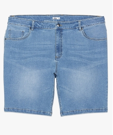bermuda homme en jean compose de matieres recyclees bleu8867901_4