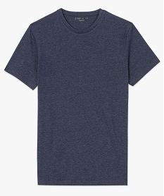 tee-shirt homme regular a manches courtes en coton bio bleu8868601_4