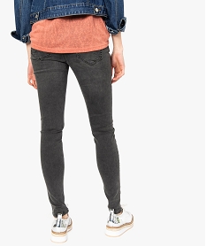 jean femme skinny stretch taille normale delave sur lavant gris pantalons jeans et leggings8873601_3