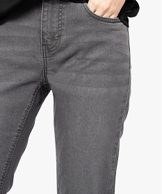 pantalon femme coupe regular 4 poches gris8874401_2