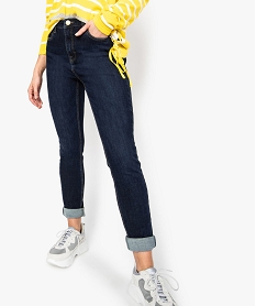 GEMO Jean femme skinny élasticité maximale Bleu