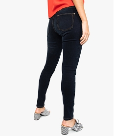 jean femme skinny taille basse matiere brute et stretch bleu pantalons jeans et leggings8876901_3