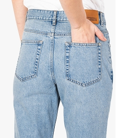jean femme coupe boyfriend a taille basse bleu pantalons jeans et leggings8877001_2