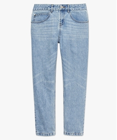 jean femme coupe boyfriend a taille basse bleu pantalons jeans et leggings8877001_4