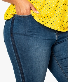 jean femme slim bicolore gris pantalons et jeans8878301_2