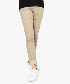 jean femme slim push-up taille normale beige pantalons8881301_1