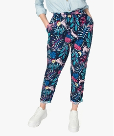 SABOT BLEU PANTALON AOP FLORAL